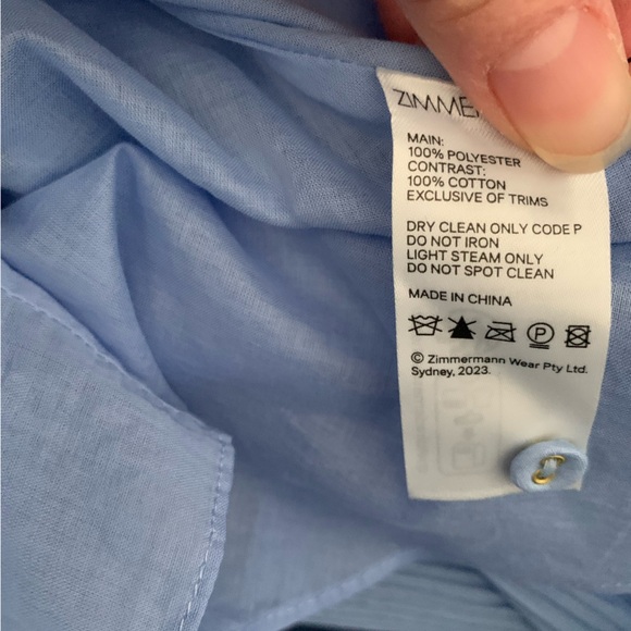 Zimmermann pleated organza dress jacaranda - Picture 10 of 11